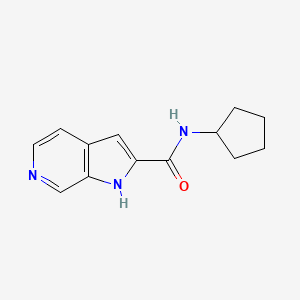 N-Cyclopentyl-1H-pyrrolo[2,3-c]pyridine-2-carboxamide
