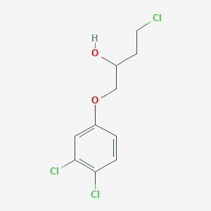 molecular formula C10H11Cl3O2 B8369770 4-Chloro-1-(3,4-dichlorophenoxy)-2-butanol 