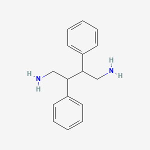 molecular formula C16H20N2 B8369807 1,4-Diamino-2,3-diphenylbutane 