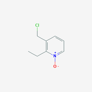 2-ethyl-3-chloromethylpyridine-N-oxide