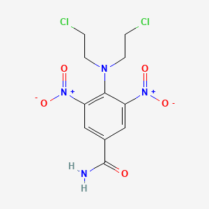 3,5-Dinitro-4-[bis(2-chloroethyl)amino]benzamide