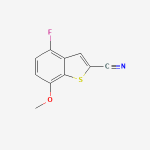 4-Fluoro-7-methoxy-1-benzothiophene-2-carbonitrile