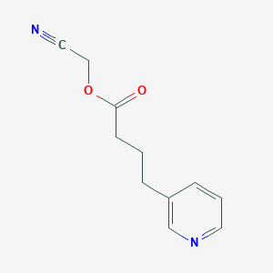 Cyanomethyl 4-(pyridin-3-yl)butanoate