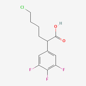 6-Chloro-2-(3,4,5-trifluorophenyl)hexanoic acid