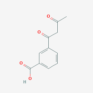 molecular formula C11H10O4 B8370268 3-(3-Oxo-butyryl)-benzoic acid 