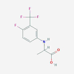 2-(4-Fluoro-3-trifluoromethyl-phenylamino)-propionic acid
