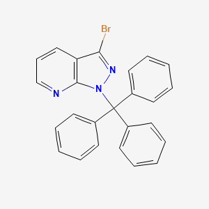 3-bromo-1-trityl-1H-pyrazolo[3,4-b]pyridine