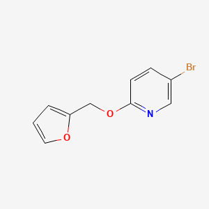 molecular formula C10H8BrNO2 B8370515 5-Bromo-2-(furan-2-ylmethoxy)-pyridine 