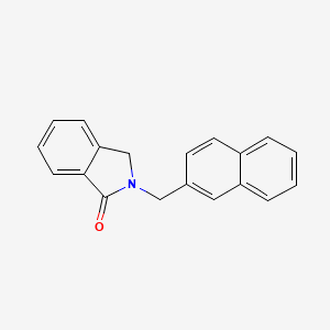 molecular formula C19H15NO B8370660 2-(naphthalen-2-ylmethyl)-3H-isoindol-1-one CAS No. 62041-81-0