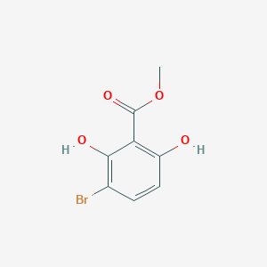 molecular formula C8H7BrO4 B8370692 Methyl 3-bromo-2,6-dihydroxybenzoate CAS No. 436864-67-4