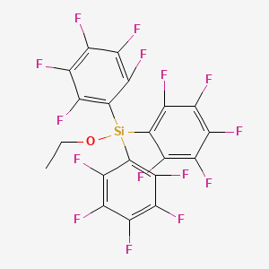 Ethoxy[tris(pentafluorophenyl)]silane