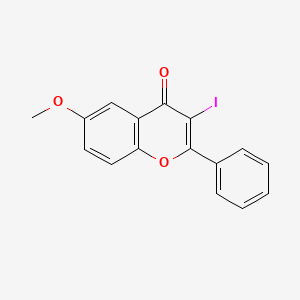 3-Iodo-6-methoxy-2-phenyl-chromen-4-one