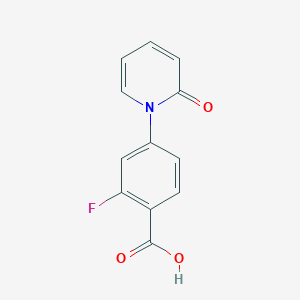 2-Fluoro-4-(2-oxo-2H-pyridin-1-yl)-benzoic acid