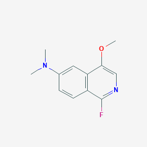1-fluoro-4-methoxy-N,N-dimethylisoquinolin-6-amine
