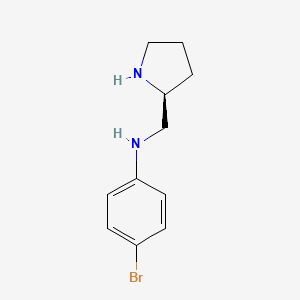 (4-bromophenyl)-(S)-1-pyrrolidin-2-ylmethylamine