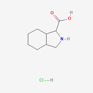 Octahydro-1H-isoindole-1-carboxylic acid hydrochloride