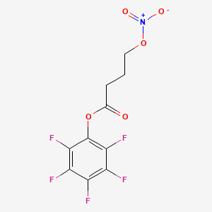 Perfluorophenyl 4-(nitrooxy)butanoate