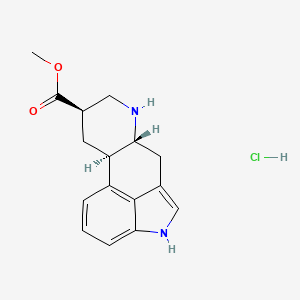 molecular formula C16H19ClN2O2 B8370909 Methyl ergoline-8beta-carboxylate hydrochloride 