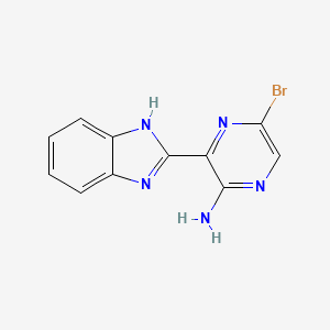 3-(1H-benzo[d]imidazol-2-yl)-5-bromopyrazin-2-amine