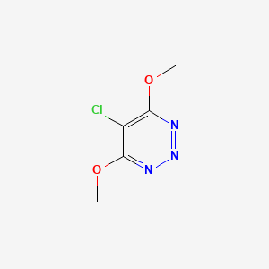 molecular formula C5H6ClN3O2 B8370960 Chloro-dimethoxy-triazine 