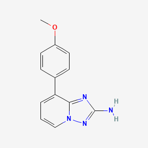 8-(4-Methoxyphenyl)-[1,2,4]triazolo[1,5-a]pyridin-2-amine