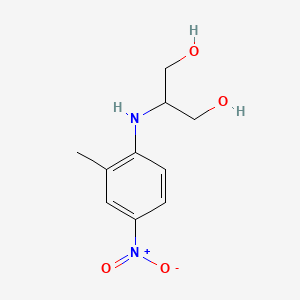 molecular formula C10H14N2O4 B8371081 2-(4-Nitro-2-methylphenylamino)propane-1,3-diol 