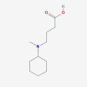 molecular formula C11H21NO2 B8371096 N-cyclohexyl-N-methyl-gamma-aminobutyric acid 