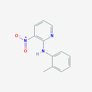 molecular formula C12H11N3O2 B8371136 (3-Nitropyridin-2-yl)-o-tolylamine 