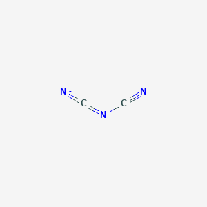 molecular formula C2N3- B8371144 Cyanoiminomethylideneazanide 