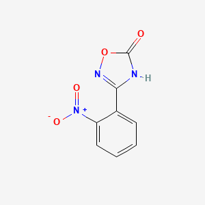 molecular formula C8H5N3O4 B8371149 3-(2-Nitrophenyl)-1,2,4-oxadiazolin-5-one CAS No. 16672-20-1