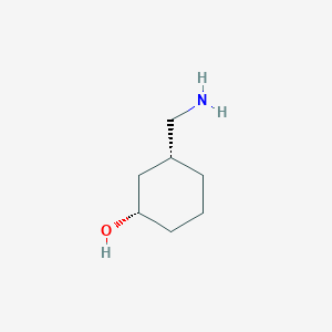molecular formula C7H15NO B8371204 cis-3-Aminomethyl-cyclohexanol 