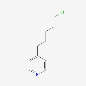 molecular formula C10H14ClN B8371253 5-(4-Pyridinyl)-1-pentylchloride 