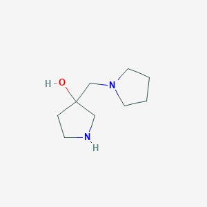 3-(1-Pyrrolidinylmethyl)-3-hydroxy-pyrrolidine