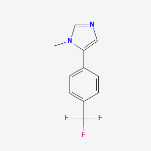 1-Methyl-5-[4-(trifluoromethyl)phenyl]-1H-imidazole