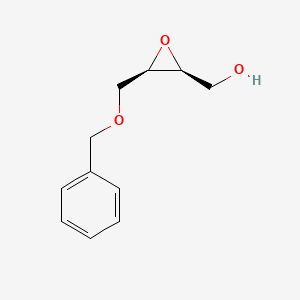((2S,3R)-3-{[(phenylmethyl)oxy]methyl}-2-oxiranyl)methanol