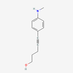 5-(4-(Methylamino)phenyl)pent-4-yn-1-ol