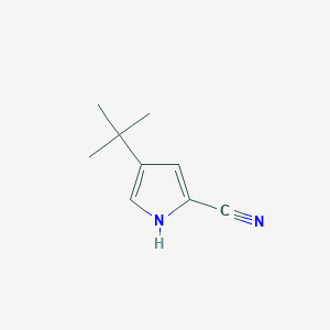 4-t-Butyl-pyrrole-2-carbonitrile