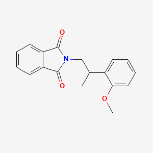 molecular formula C18H17NO3 B8371493 2-(2-(2-Methoxyphenyl)propyl)isoindoline-1,3-dione 