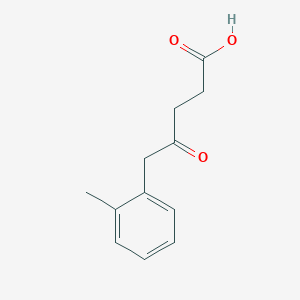 molecular formula C12H14O3 B8371559 5-(2-Methylphenyl)-4-oxopentanoic acid 