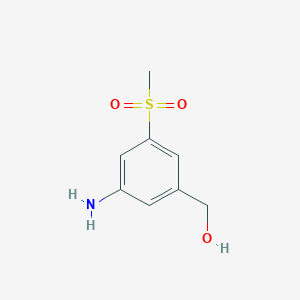 (3-Amino-5-methanesulfonyl-phenyl)-methanol