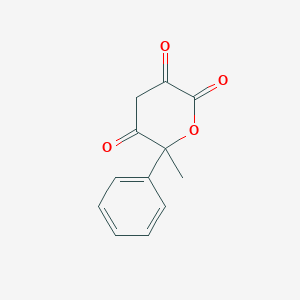 6-Methyl-6-phenyltetrahydropyran-2,3,5-trione
