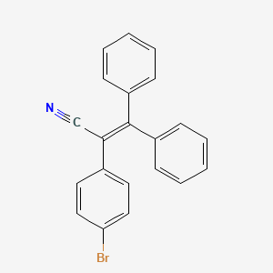 molecular formula C21H14BrN B8371703 2-(4-Bromophenyl)-3,3-diphenylacrylonitrile 