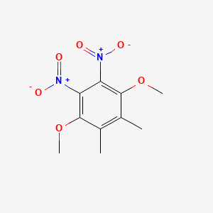 molecular formula C10H12N2O6 B8371705 2,3-Dimethyl-5,6-dinitro-1,4-dimethoxybenzene 