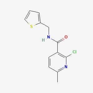 2-chloro-6-methyl-N-(thiophen-2-ylmethyl)nicotinamide