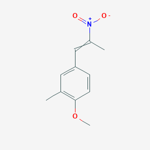 molecular formula C11H13NO3 B8371744 1-(3-Methyl-4-methoxyphenyl)-2-nitropropene 