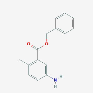 5-Amino-2-methyl-benzoic acid benzyl ester