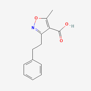 3-Phenethyl-5-methyl-isoxazole-4-carboxylic acid