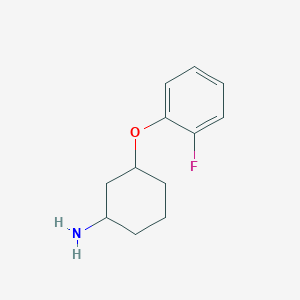 3-(2-Fluorophenoxy)cyclohexanamine