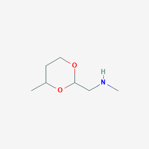 N-(4-methyl-1,3-dioxan-2-ylmethyl)methylamine