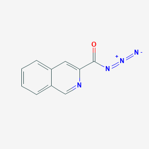 molecular formula C10H6N4O B8371854 3-Isoquinolinecarbonyl azide CAS No. 1119545-65-1